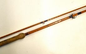 B James & Son London, England Mk IV Carp Fishing Rod - 10ft 2pc split cane with 28.5