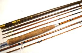 Early Drop Ring and later split cane fly rods (2) - Kewell Maker 197 St Johns Street Road London