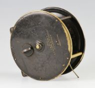 C Farlow & Co Ltd 10 Charles St. St James Square London Gunmetal Patent Lever salmon reel c.