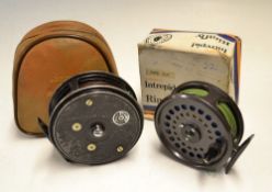 J.W Young & Sons and Intrepid Rimfly alloy fly reels (2) - Young's Pridex 4