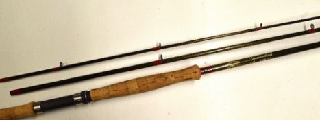 Sue Burgess Diamondback Carbon Sea Trout Fly Rod - 11ft 3pc, line 6-9#, Fuji style rings, and reel