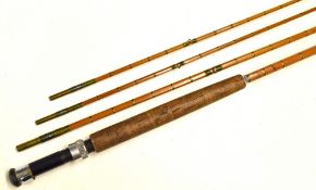 Alex Martin Edinburgh Glasgow split cane trout fly Rod- The Scotia Trout 10ft 6in 3pc with spare