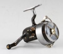 Hardy The Altex No.2 Mk. II alloy spinning reel - retaining most of the lead finish - RHW folding