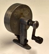 Interesting patent closed face alloy casting reel c.1920s - stamped Pat 176778 with 2 7/8