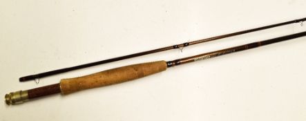 Fine Sage Graphite III trout fly rod - RPL 8ft 6ic 2pc line 5#, wt 2 7/8ox, bronzed anodised screw