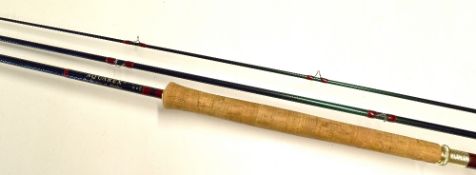 Sharpe's of Aberdeen Carbon Salmon/Sea Trout fly rod - The Aquarex 12ft 3pc turquoise line 7/8# -