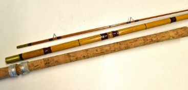 Unnamed Spanish Reed and spliced split cane float rod - 14ft 3pc with Spanish reed butt (62