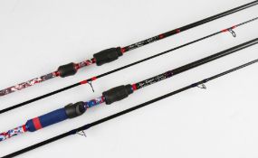 2x Fine Alan Riddell Custom Made Zoga Shitenno brook spinning rods - 