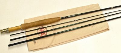 R.L Winston Rod Co graphite trout fly travel rod - Boron 8ft 6in 4pc - line 4#, wt 2.5oz, elder reel