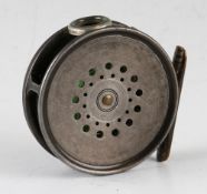 Hardy Bros The Perfect Dup Mk II alloy trout fly reel c.1930 - 3 3/8