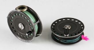 Hardy Bros St George Mk. II alloy fly reel c/w spare spool - 3.75