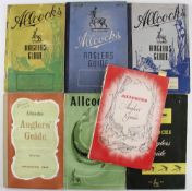 Allcock's Anglers Guides 1948-1959 all SBs, illustrated wear in places, mostly spines, o/w in A/G
