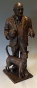 The late Danie Craven ('Mr S African Rugby') Statue Replica: 660mm statue replica of the iconic
