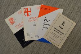 1964/70 Fiji in the UK Rugby Programmes (4): G issues from the 1964 matches v Bridgend/Maesteg (