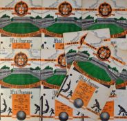 1951/1952 Wolverhampton Wanderers home match programmes v Arsenal, Chelsea, Manchester Utd, Charlton