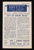 1944/1945 Manchester City v Halifax Town war league match (cup qualifier) 13 January 1945, 4