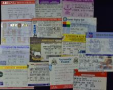 Selection of Manchester Utd away match tickets for 1998/1999 (treble season) to include Arsenal,