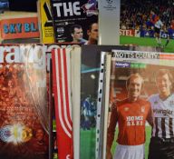 Large size issue football programmes to include 1978 Manchester Utd v Real Madrid plus others