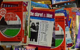 Collection of Liverpool away match programmes to include 1960's 1970's and 1980's, good variety of