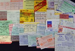 Selection of Manchester Utd away match tickets generally 1980's to include 1988/1989 Rotherham