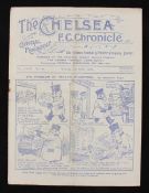 1928/1929 Chelsea v Grimsby Town match programme date 1st April 1929. Fair.