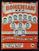Bohemians Ireland official club history brochure 1890 -1976 by Tony Reid soft back