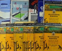 1960/1961 Wolverhampton Wanderers match programmes to include homes (25) v Tiflis Dynamo, FC