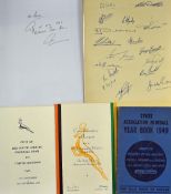 1958 South African Football Tour of UK to include the Itinerary, complementary banquet menu 1 Oct