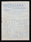1927/1928 Chelsea v Hull City match programme 22 October 1928. Fair, view to assess.