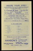 1945/1946 War League North Huddersfield Town v Liverpool football programme 8 December 1945, 4