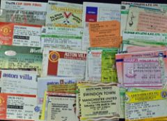 Manchester Utd match tickets, generally aways, 1970's onwards and including champions league games