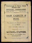 Pre-War 1924/1925 Peterborough & Fletton Utd v Nuneaton Southern League football programme 31