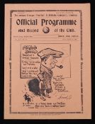 1937/1938 Tottenham Hotspur v Barnsley match programme 25 September 1937, Division 2, 4 pager.