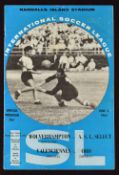 1963 International Soccer League XI v Wolverhampton Wanderers at Randalls Island Stadium, New York