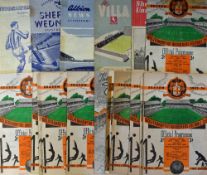 1953/1954 Wolverhampton Wanderers championship season home match programmes to include Spurs,