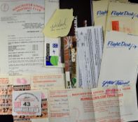 Manchester Utd away match tickets/travel arrangements/documents for European games to include 1994/