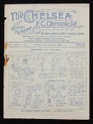 1926/1927 Chelsea v Hull City match programme Xmas Day 1926 at Stamford Bridge Fair-Good, rust