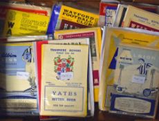 1960's Football programmes covering most league clubs with a good spread of seasons to include