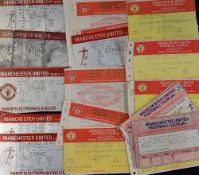 Manchester Utd home match tickets from 1980's onwards, many interesting fixtures (some big match)