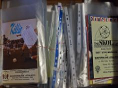 Selection of Scottish Football programmes featuring Kilmarnock 1990s, Clydebank 1980s, Brechin