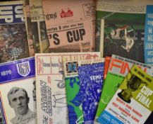 West Bromwich Albion Memorabilia to include programmes for 1967 League cup final, 1968 F.A. cup