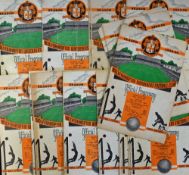 1955/1956 Wolverhampton Wanderers home match programmes to include Manchester City, Everton,