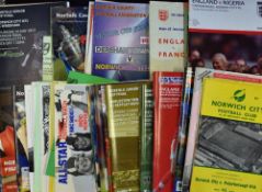 Selection of Norwich City friendly match programmes 1961/1962 Peterborough Utd, Belgrade SC, 1964/