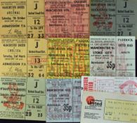 Manchester Utd home match tickets to include 1967/1968 Arsenal, Chelsea 1968/1969 Wolverhampton