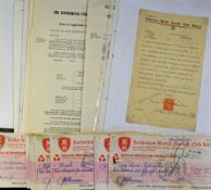 Collection of shareholder letters in regard to Rotherham Utd, Statement of Accounts/Annual Report