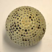 Early and scarce Agrippa 27 1/2 bramble pattern guttie golf ball c.1886 onwards - with good pole