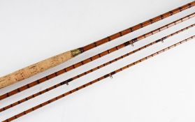 Hardy Bros The Masterpiece salmon/pike palakona rod c.1916 - 11ft 3in 3pc c/w spare tip - Ser. No