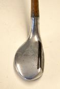 Scarce J. Braddell (Belfast) Pat alloy bulger metal wood driver - stamped Model C 