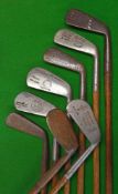 8x various irons: A.H Scott Elie 
