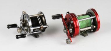 Abu Ambassadeur 7000 level wind casting reel - some wear to the rims - otherwise runs well and